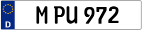 Truck License Plate